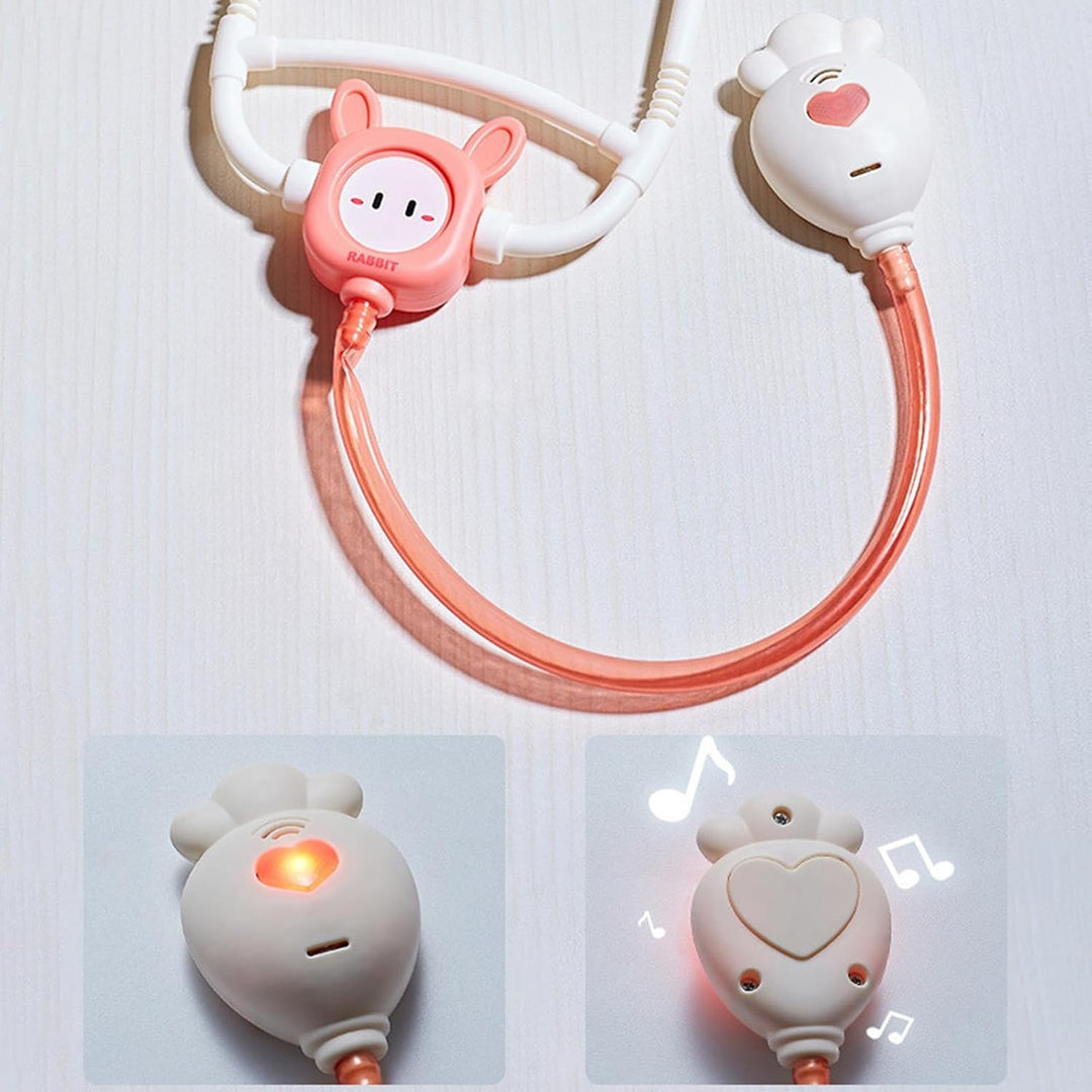 Kinderarzt-Set Krankenhaus-Rollenspiel mit Licht- &amp; Soundeffekten Rosa, Rosa