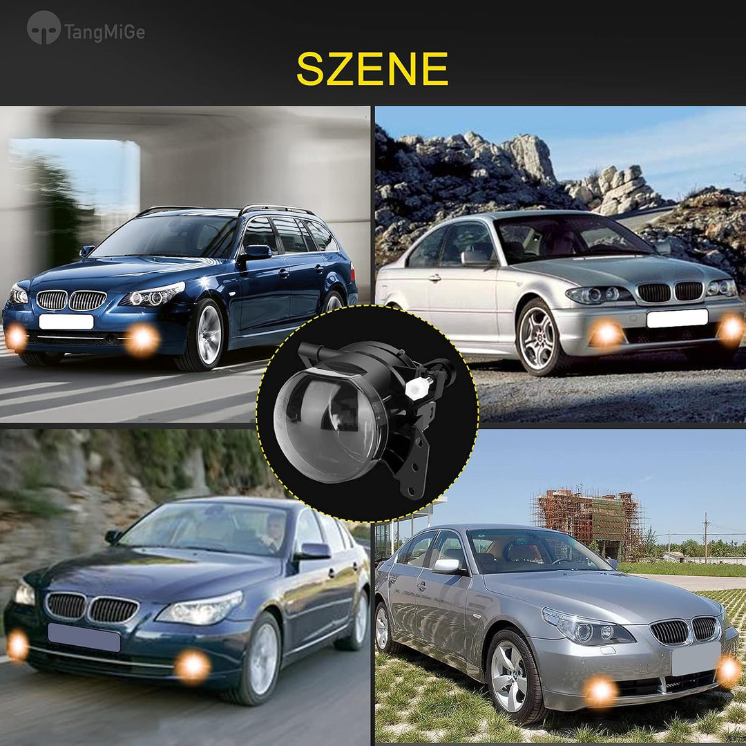 TangMiGe Nebelscheinwerfer für BMW (E90 E91 E46 E60 E61 E63 E64 E83) 3er 5er 6er X3, 01/2003-12/2012