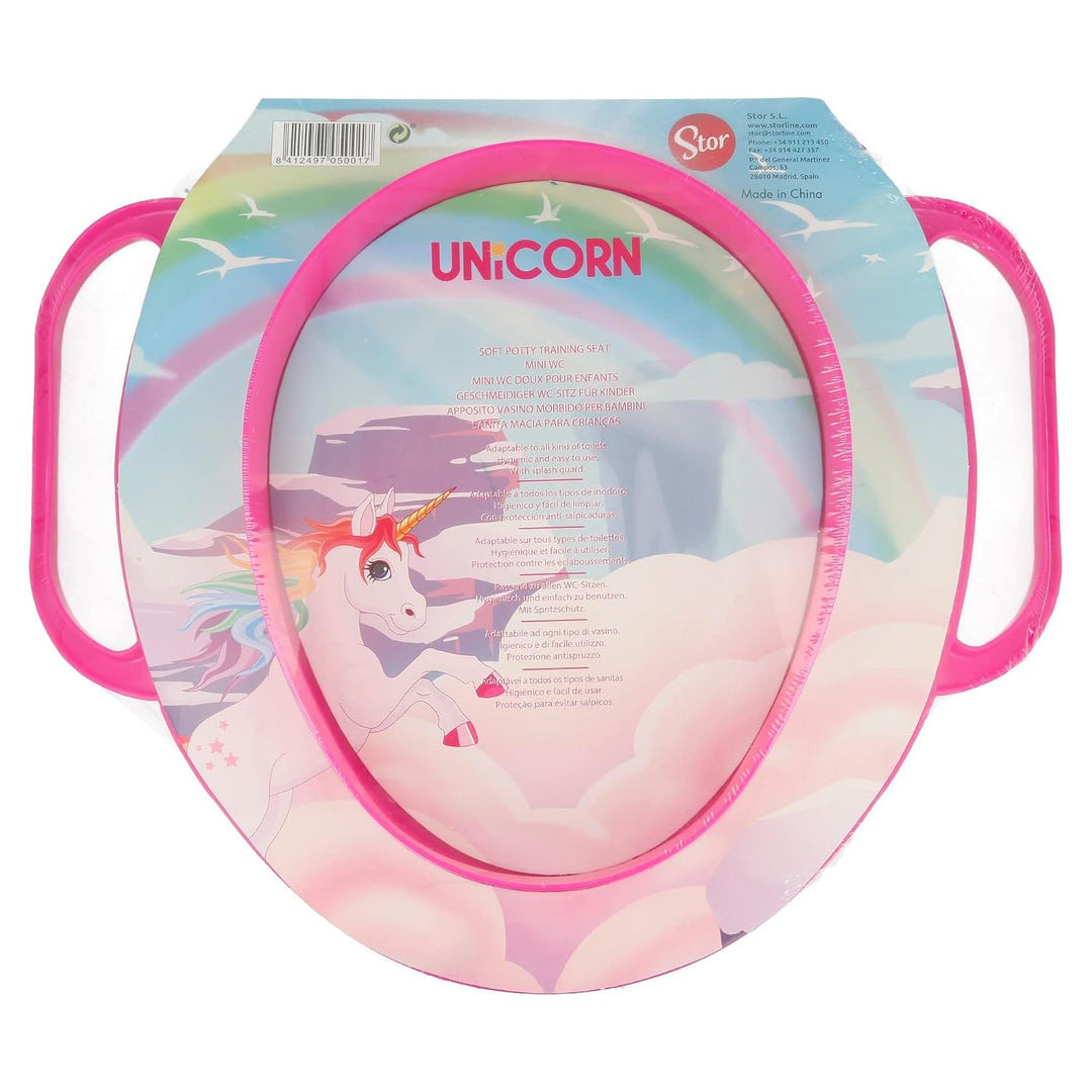 Mini-Toilette mit Griffen, Einhorn