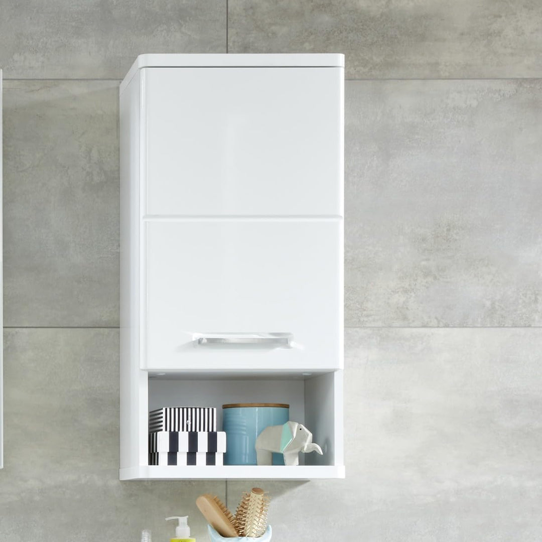 trendteam smart living - Hängeschrank Wandschrank - Badezimmer - Monte - Aufbaumass (BxHxT) 37 x 76