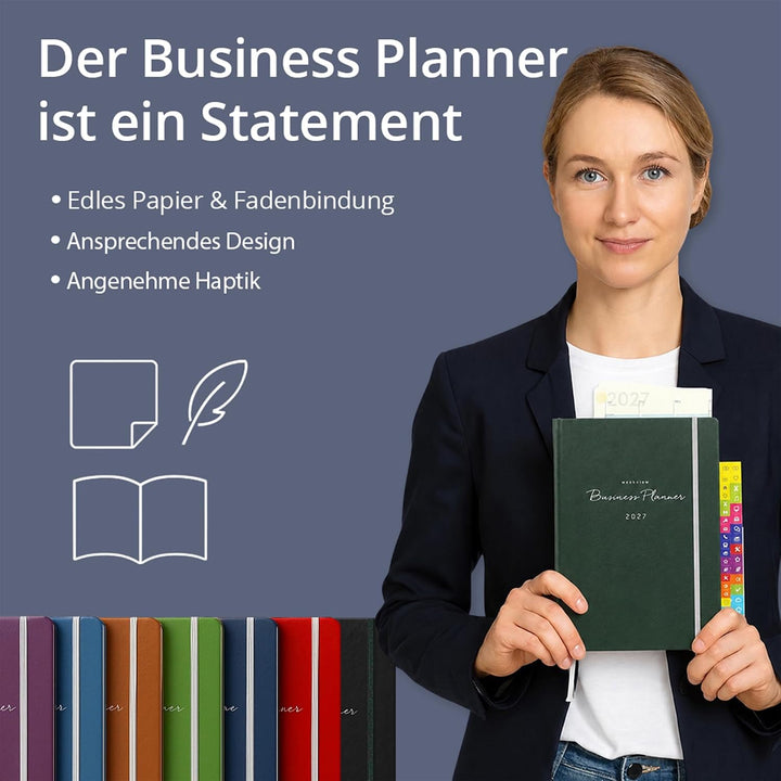 weekview Business Planner 2027 A5+ Wochenplaner Berry Classic Berry 2027 Classic, Berry 2027 Classic