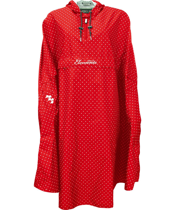 PRO-X elements Damen Alena Poncho M-L Rot, M-L Rot