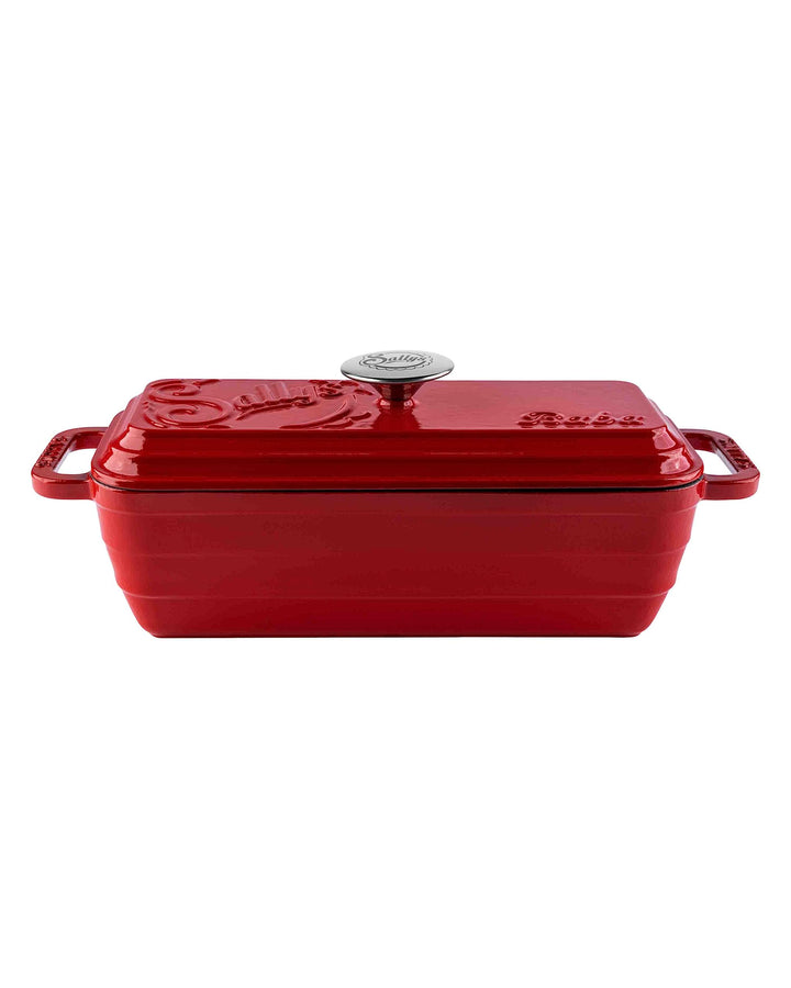 Sallys Gusseisen Brot- Backform Baba (Lava Red), Lava Red