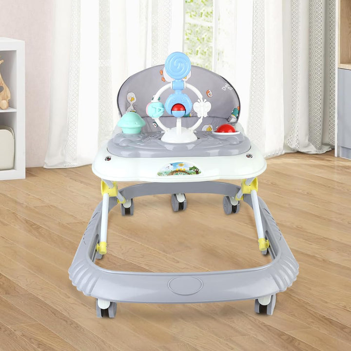 Lauflernhilfe für Babys, Mädchen, Jungen, 6-18 Monate, höhenverstellbar, mit leisen Rädern, Aktivitä