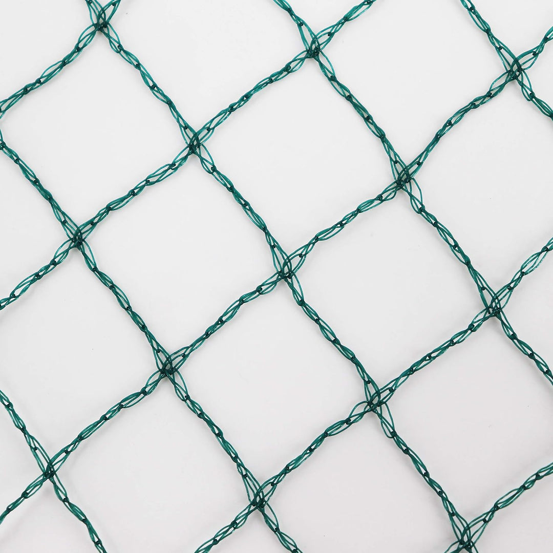 Vielseitiges Teichnetz 28m x 10m grün 17mm x 17mm Masche I Aquagart Laubschutznetz Teich Abdecknetz