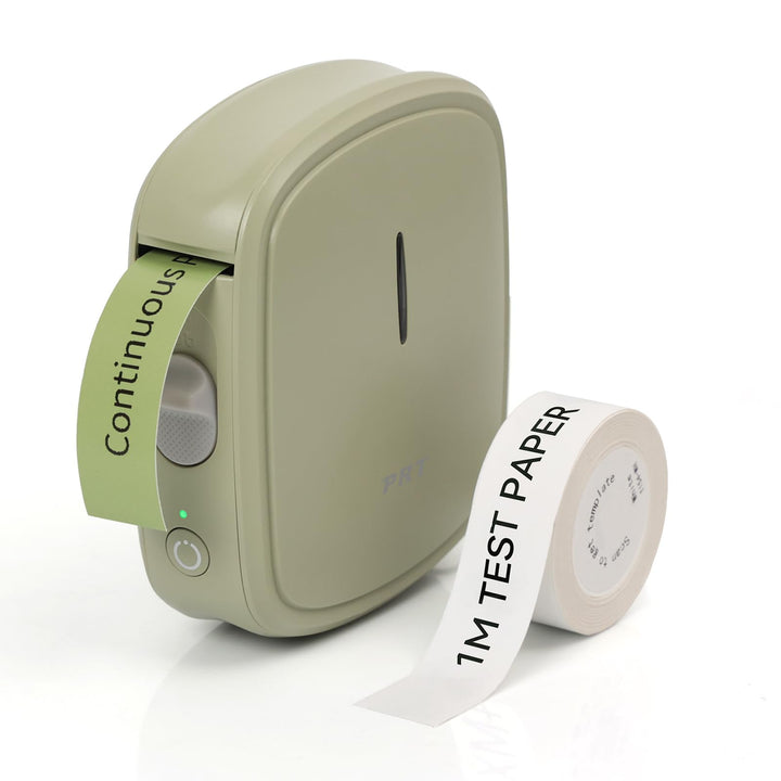 prt QUTIE Bluetooth Beschriftungsgerät Selbstklebend, Tragbarer Mini Etikettiergerät, USB Aufladen E