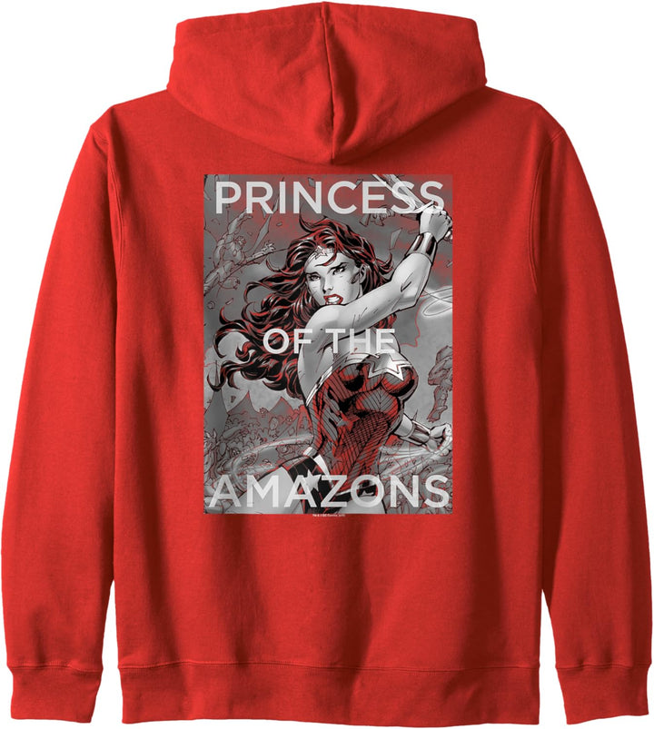 Wonder Woman Princess Greyscale Kapuzenjacke