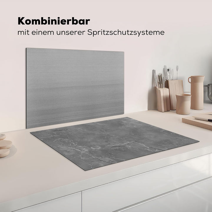 KitchenYeah© Herdabdeckplatte 70x52 cm Einteilig Ceranfeld Abdeckplatte für Induktionsschutz Ceranfe
