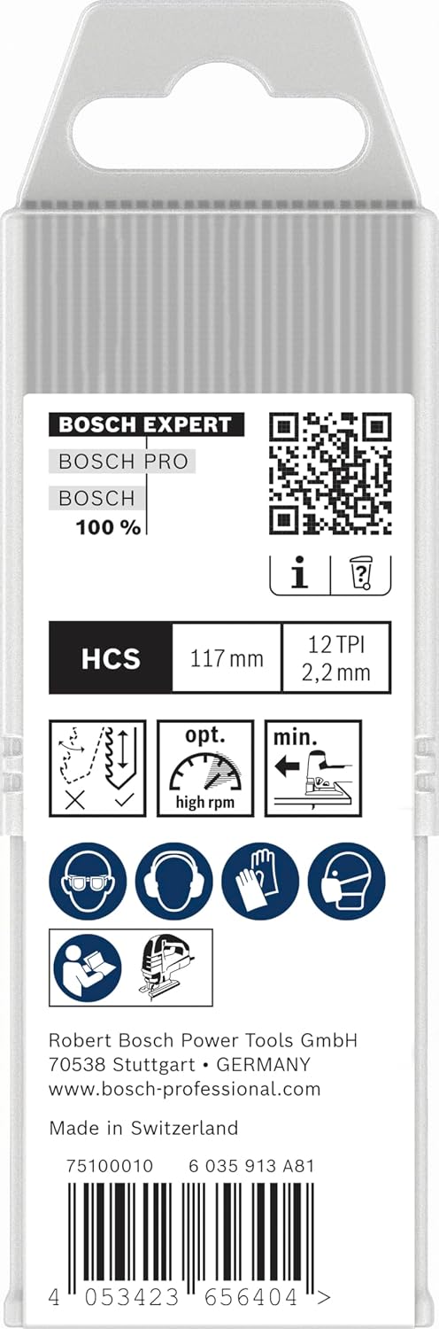 Bosch 25x EXPERT Hardwood 2-side clean T308BOP Stichsägeblatt, 25-tlg.