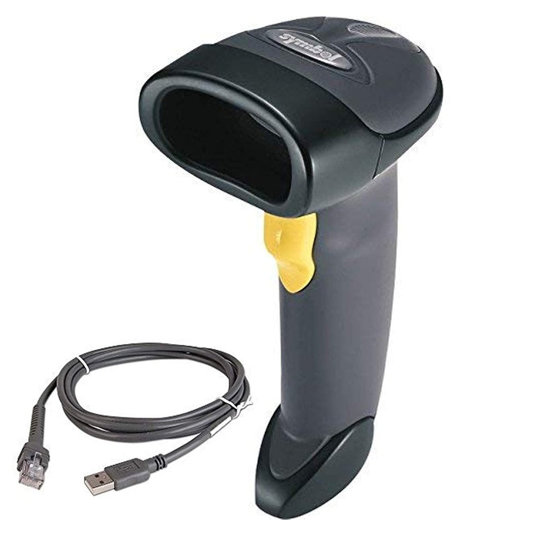 Zebra LS2208-7AZU0300SR LS2208 Black (with Stand) PowerPlus Kit: LS2208-SR20007R Scanner, CBA-U03-S0