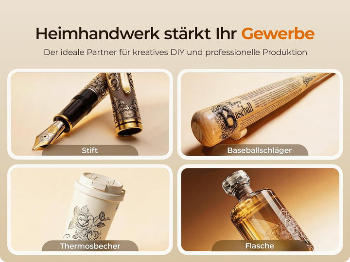 BlazeX Lasergravierer-Drehwalze und Höhenverlängerungs-Kit für M3-Serie