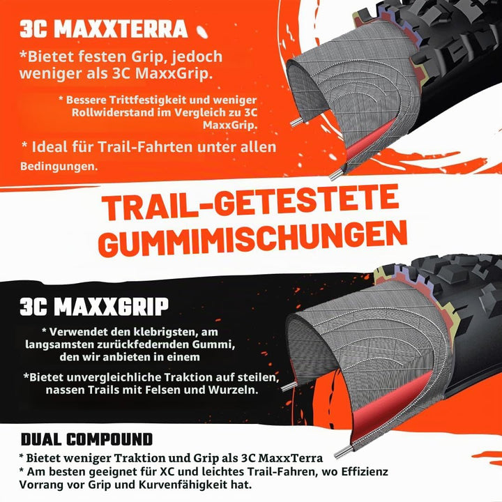 MAXXIS Rekon 3C Maxx Terra EXO Tubeless Ready Faltreifen 1size, 1size