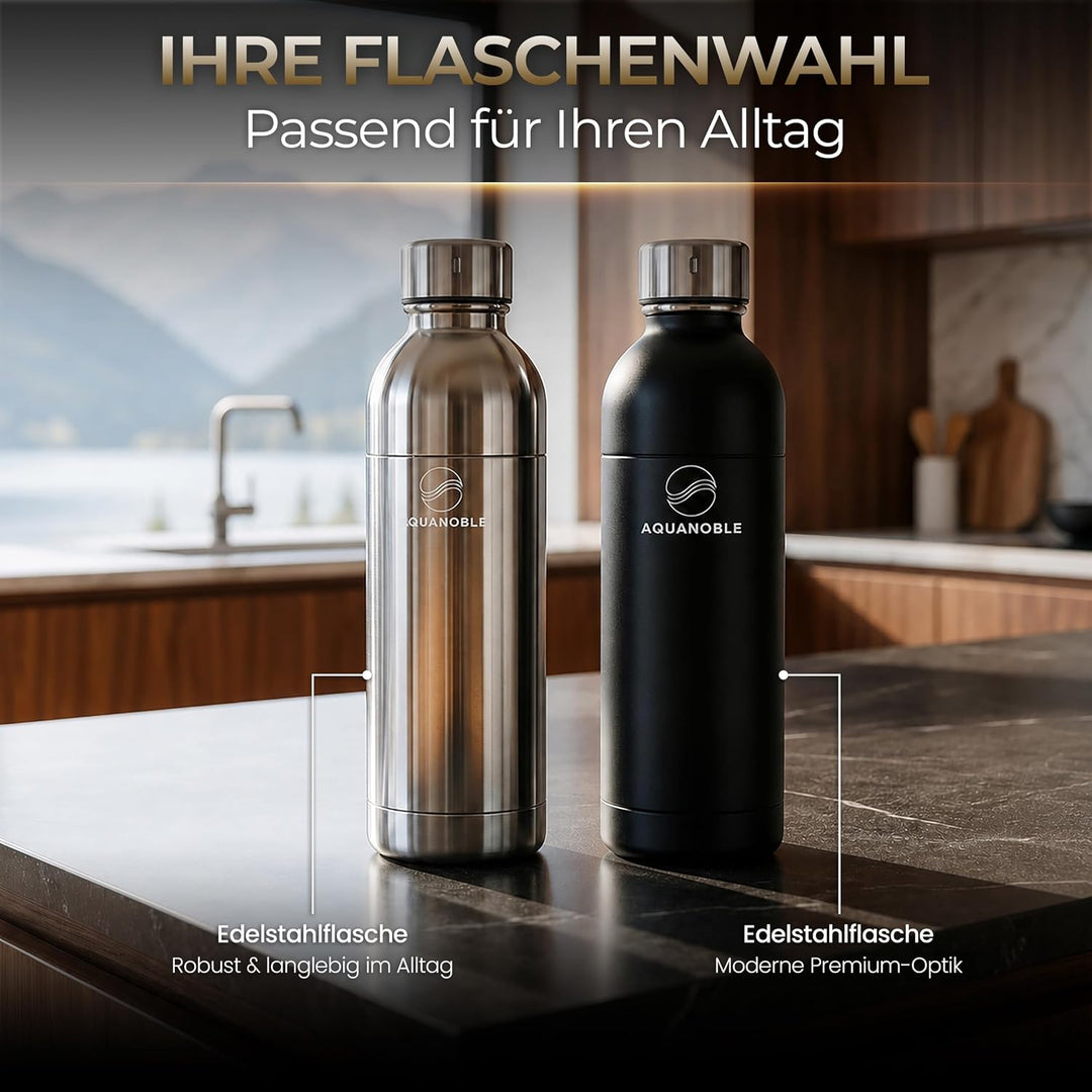 Wassersprudler mit Kohlensäure – CO₂ Soda Sprudler, Sprudelwasser Maschine Prestige Chrome, Prestige