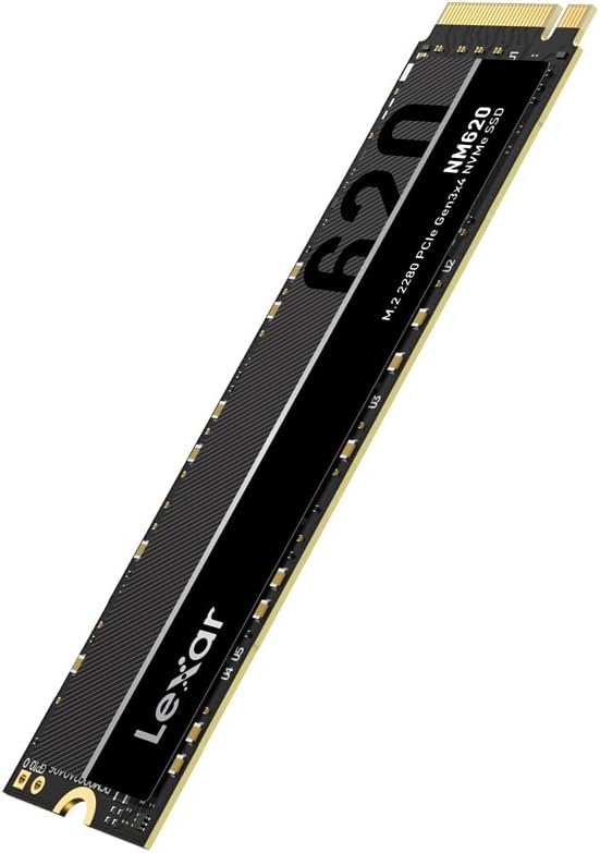 Lexar NM620 256 GB SSD, PCIe 3.0 x4, NVMe 1.4, M.2 2280