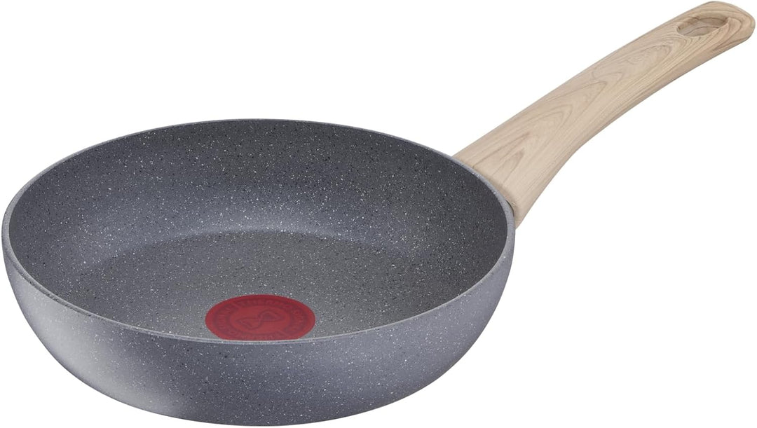 Tefal Natural Force G2669282 Kochtopf 24 cm + Pfannen 20/24 cm + Pfannenwender, Induktion, Antihaftb