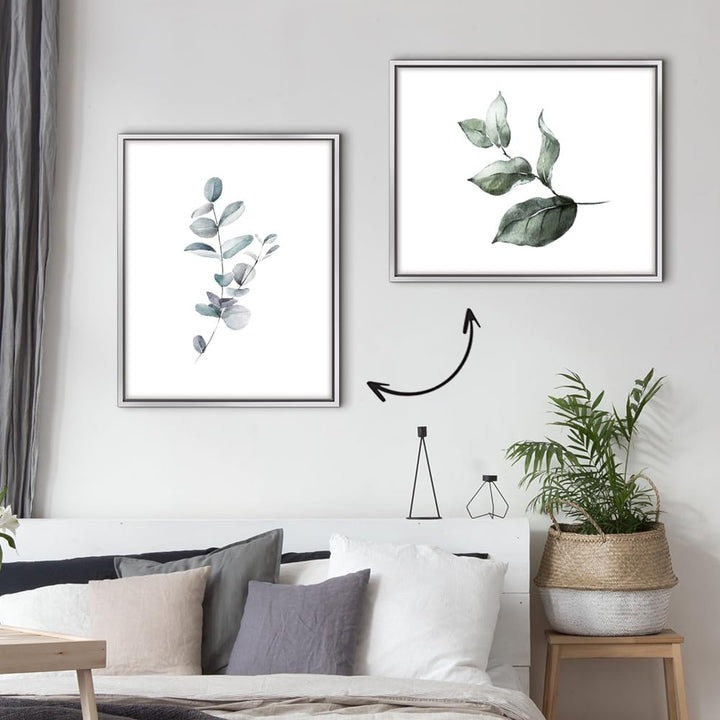 Bildershop-24 Schattenfugenrahmen Lemgo für Keilrahmenbilder und Leinwände 40x60cm Silber Alu geschl