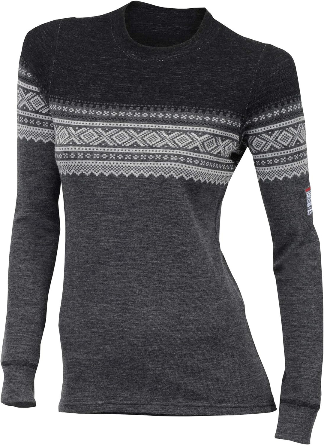 Aclima DesignWool Marius Rundhalsshirt Damen grau 2021 Langarmshirt M Norefjell, M Norefjell