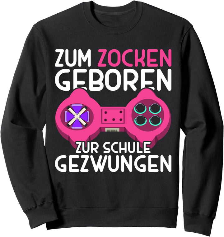 Zocker Schüler Videospiel Nerd Gamer Lustiges Gaming Sweatshirt