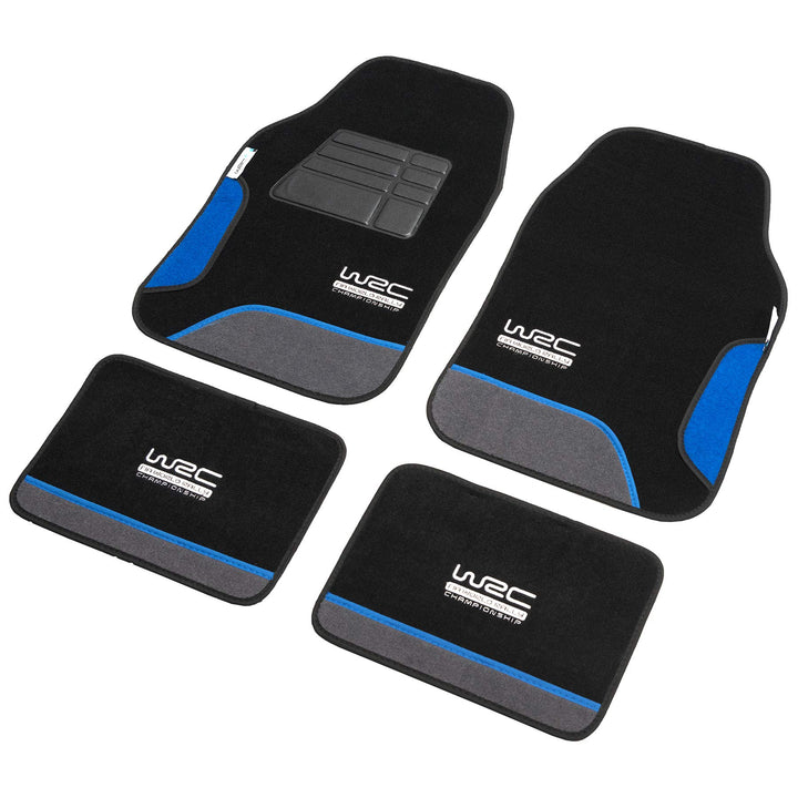 WRC 7436 4 teppichboden Blue Race, schwarz 4 x Blue Race Teppiche, 4 x Blue Race Teppiche
