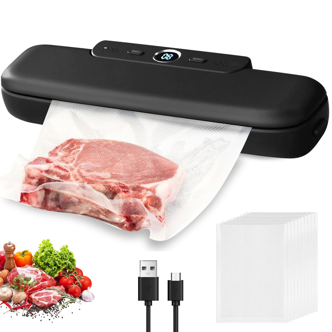 Vakuumiergerät 60 KPA, Vakuumierer, Vacuum Machine Folienschweissgerät, Mini Vakuumierer, One-Touch-