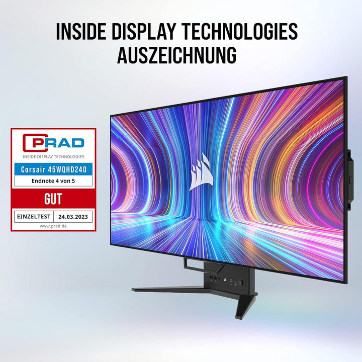 Corsair XENEON Flex 45WQHD240 Gaming-Monitor - 45-Zoll OLED WQHD (3440 x 1440) Biegbares Display, 24