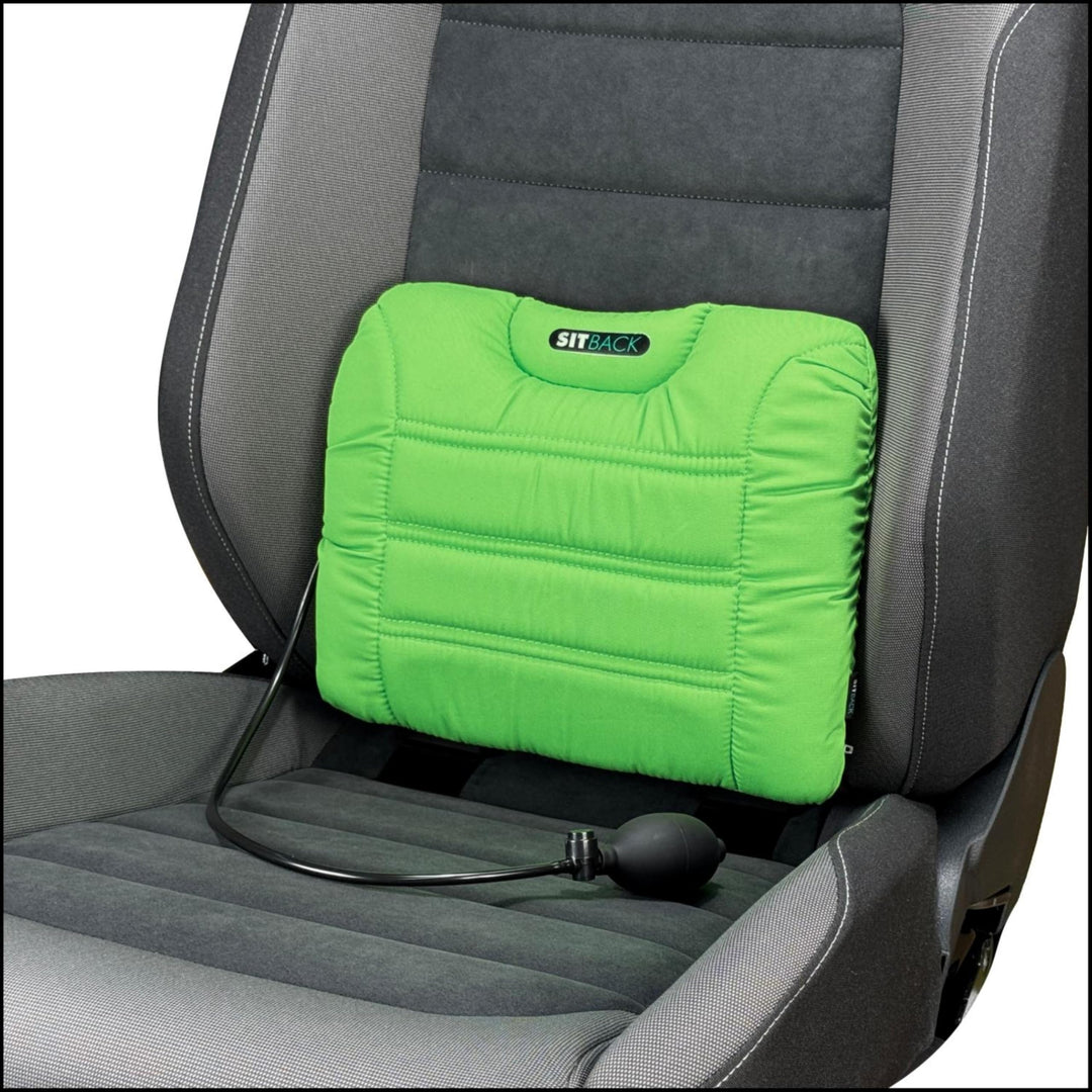 Sitback Air Universal Rückenstützkissen Sitzkissen Rückenkissen (Apfel Grün), Apfel Grün