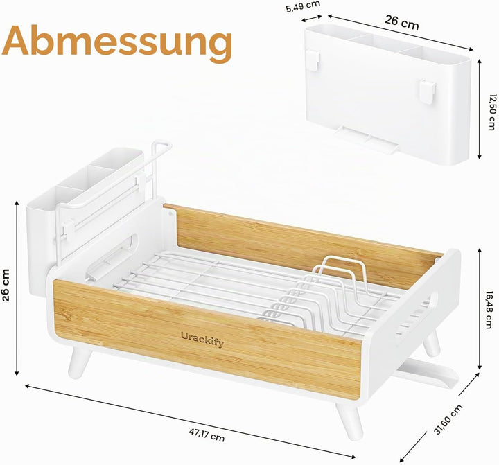 Urackify Abtropfgestell, Weiss