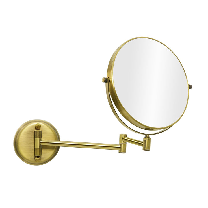 Nicesail Wand Kosmetikspiegel mit Vergrösserung 10x Schminkspiegel Gold Vergrösserungsspiegel für Ba