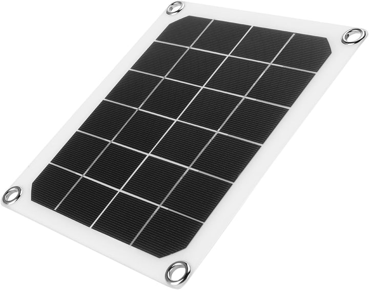 Ejoyous Solarbetriebener Abluftventilator, 6V 10W Solarpanel-Abluftventilator Wasserdichter Solarlüf