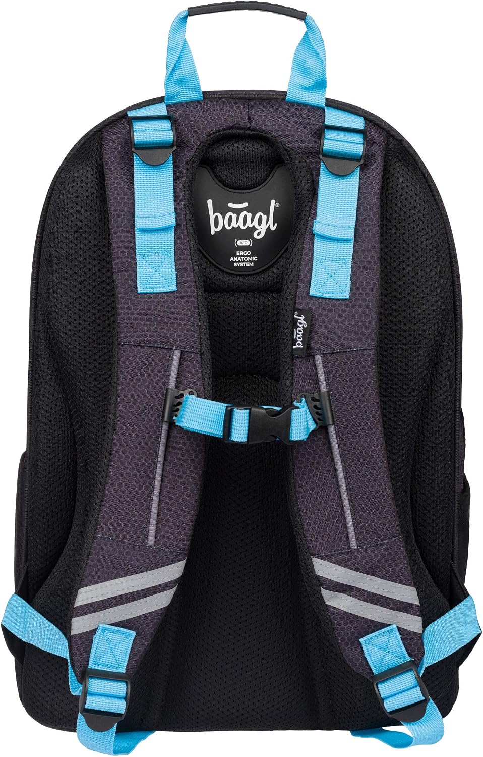 Baagl Schulrucksack Set Jungen 3 Teilig, Schultasche ab 3. Klasse, Grundschule Ranzen für Jungs mit