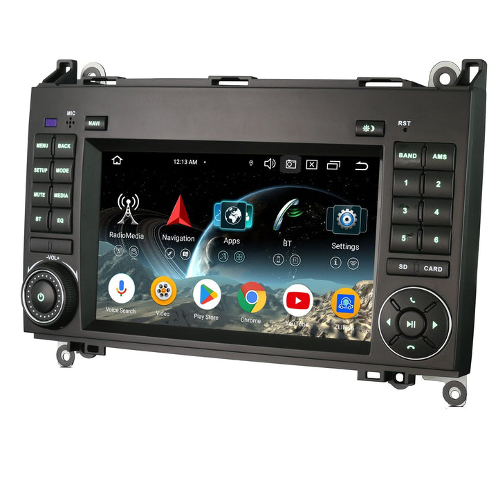 Acht-Kern 4GB+64GB Android 14 DAB+ Autoradio Für Mercedes A/B Klasse W245 W169 Viano Vito Sprinter V