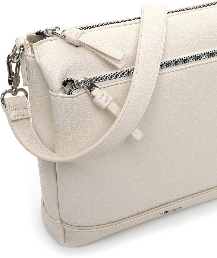 Tamaris Umhängetasche TAS Kennia 34391 Damen Handtaschen Uni Beige Einheitsgrösse, Beige Einheitsgrö