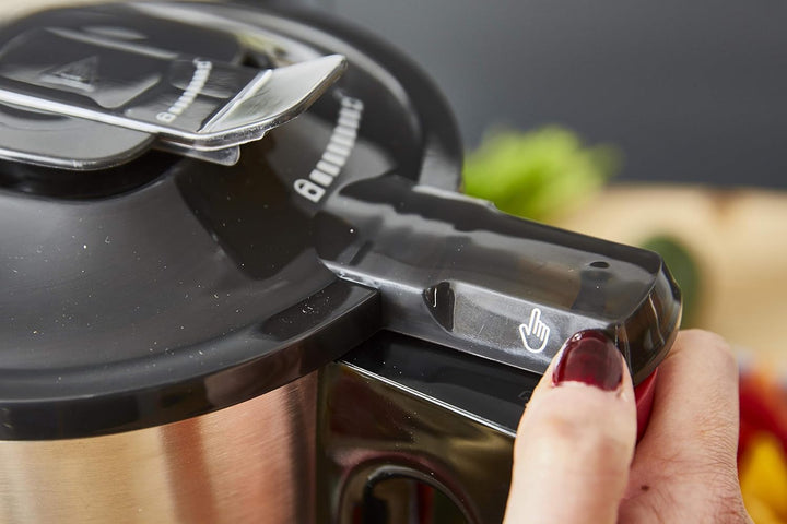 Senya SYCP-HB008R Edelstahl Cook &amp; Ice V3, Mixer sahnehaltige/fein pürierte Suppe, Dampfkochen, Crus