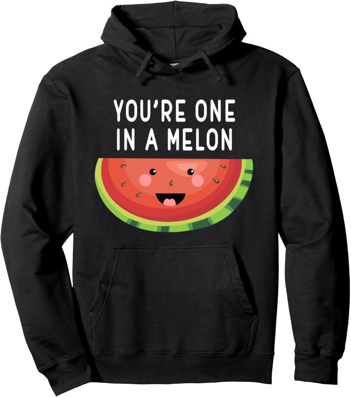 Lustige Wassermelone Melone Frucht Veganer Geschenk Pullover Hoodie