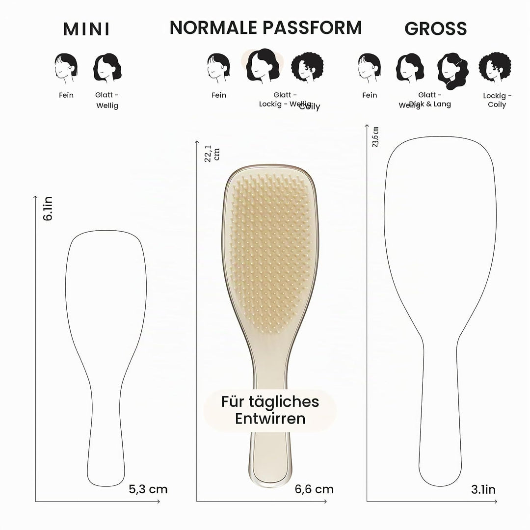 Tangle Teezer Ultimate Detangler Haarbürste – Nasses &amp; Trockenes Haar – Entwirrungsbürste für Alle H