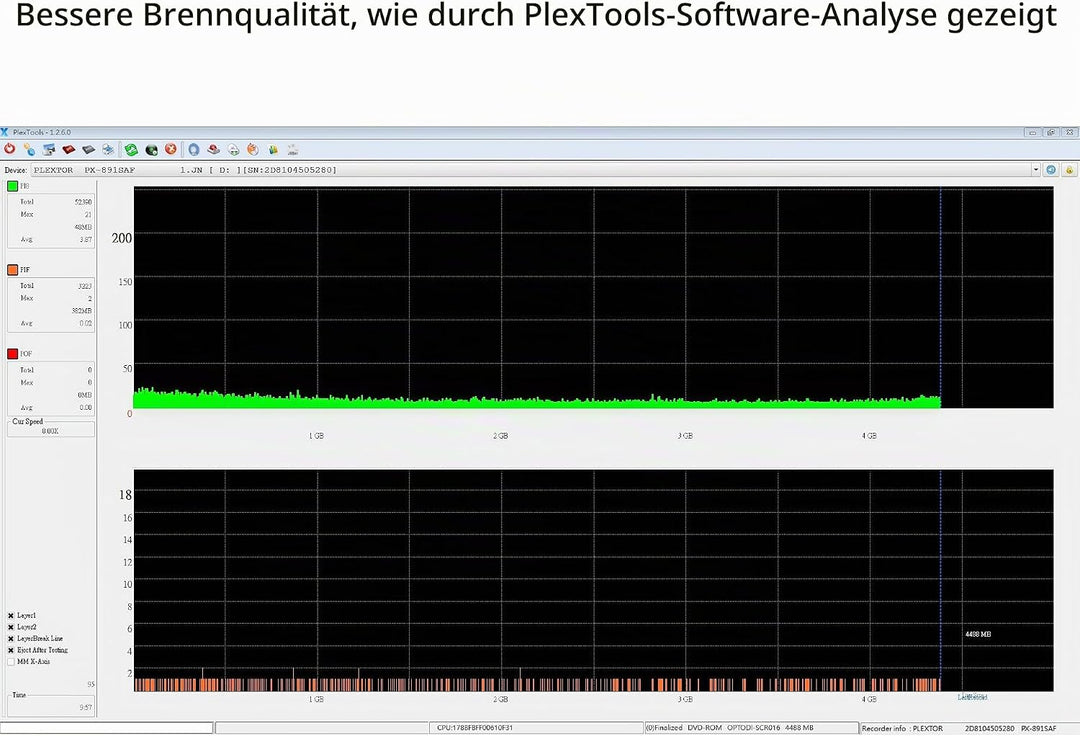 Plextor PX-891SAF-R 24X SATA DVD +/- RW Dual Layer Brenner Laufwerk Einzelhandel, Einzelhandel