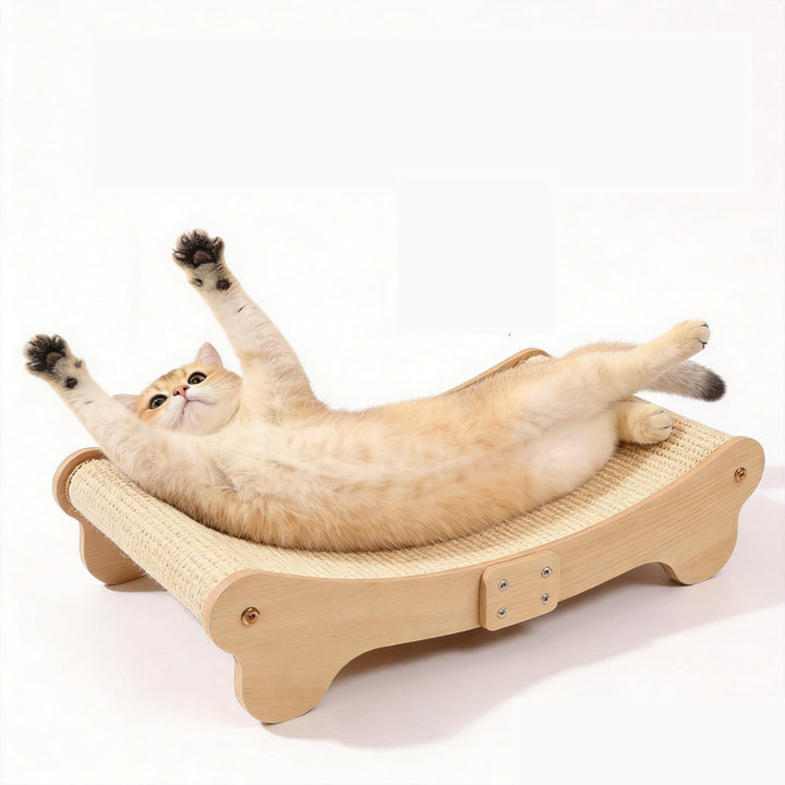 Sisal Kratzbrett Katze, Gross Kratzpappe für Katzen, 60x37.5x14cm