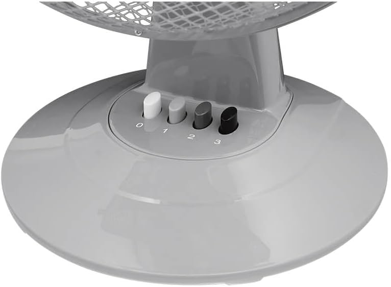 Ardes - AR5ST30G Tischventilator STEELO 30G 5 Flügel - 30 cm Oszillierende Schaufel mit verstellbare