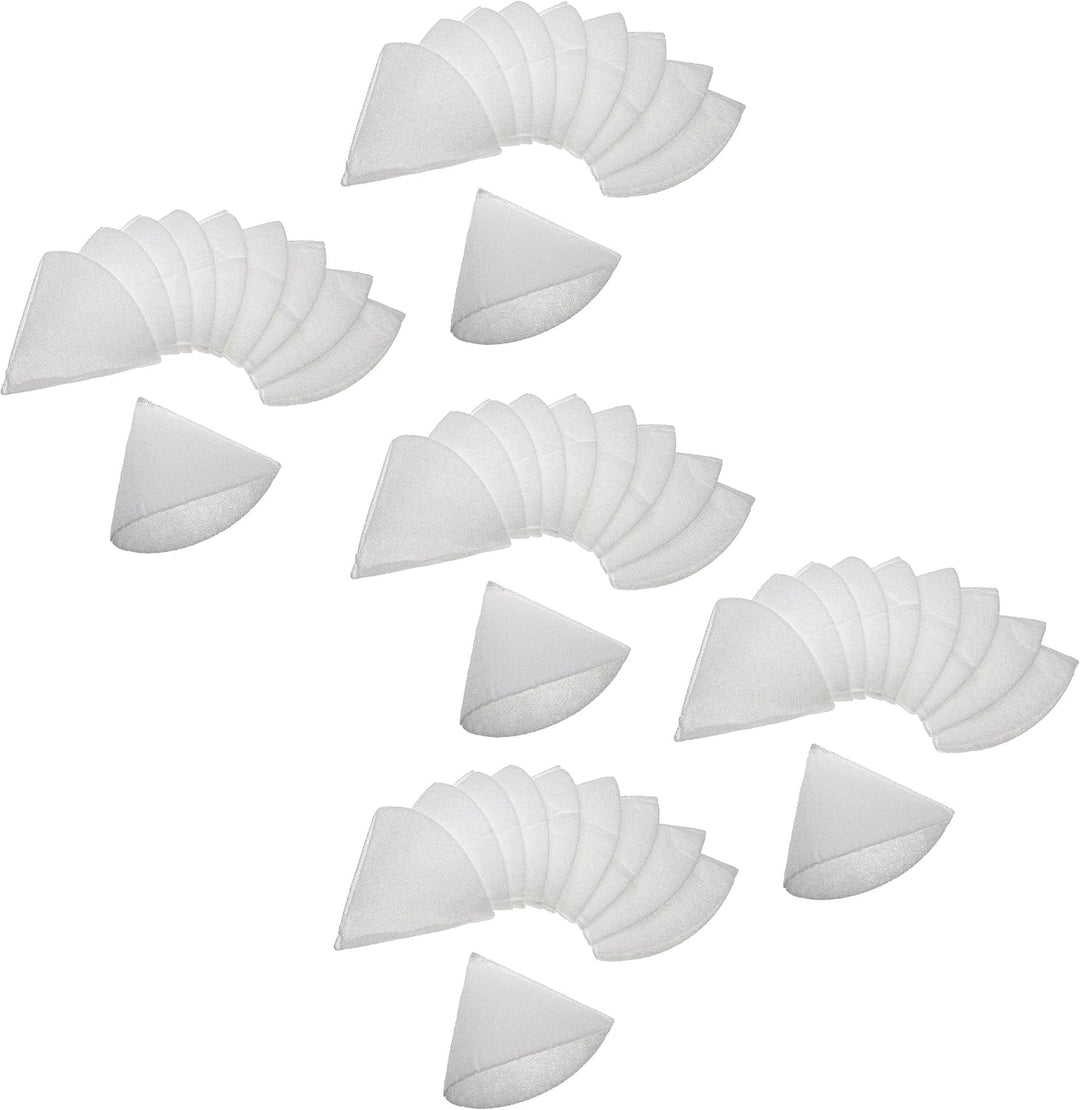 vhbw 50x Kegelfilter für Lüftungsanlage z.B. kompatibel mit Zehnder - Abluftfilter G4, DN 125 Weiss