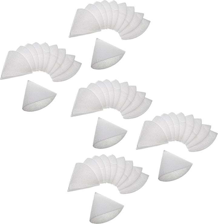 vhbw 50x Kegelfilter für Lüftungsanlage z.B. kompatibel mit Zehnder - Abluftfilter G4, DN 125 Weiss