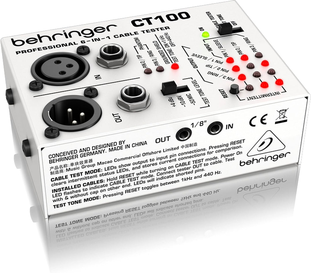 Best Price Square BEHRINGER Cable Tester CT100 by BEHRINGER, CT100