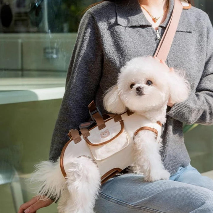 Hundetasche – Horizontale Hundetasche für den Aussenbereich, ergonomische, horizontale tragbare Aufb
