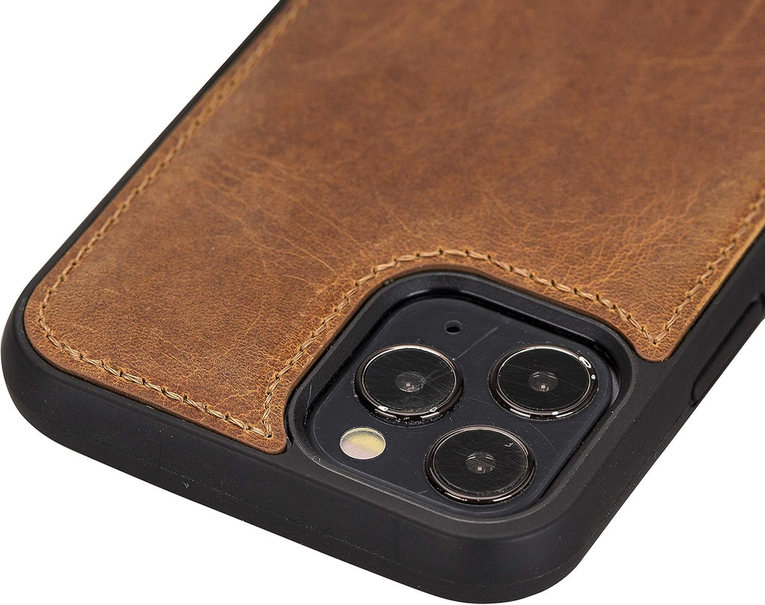 Solo Pelle Lederhülle für das iPhone 12 Pro Max in 6.7 Zoll Stanford Case Leder Hülle Ledertasche Ba