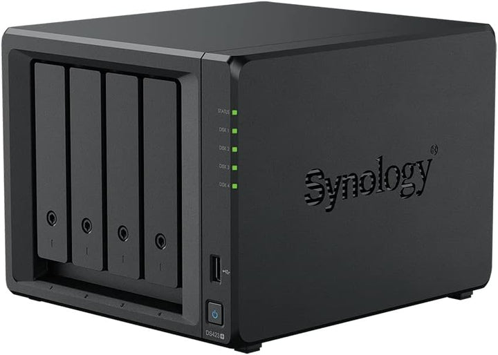 Synology DS423+ 4-Bay Diskstation NAS (Intel Celeron J4125 4-Core 2GB Ram 2xRJ-45 1GbE LAN-Port) 12T
