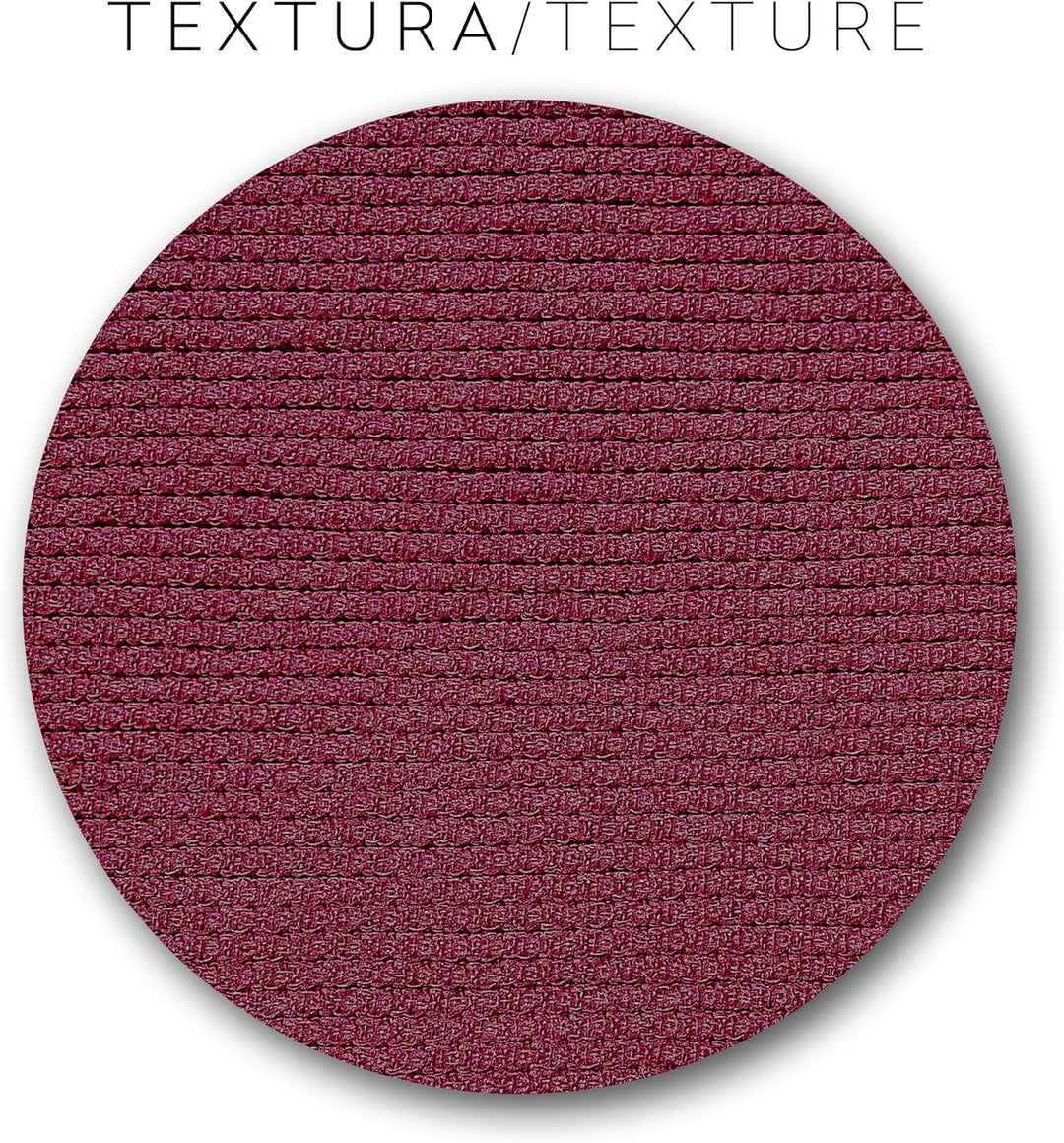 Eysa Elastischer Bezug für Relaxfüsse, textur, Granatrot (Farbe 08), 60-75cm, Granatrot (Farbe 08)