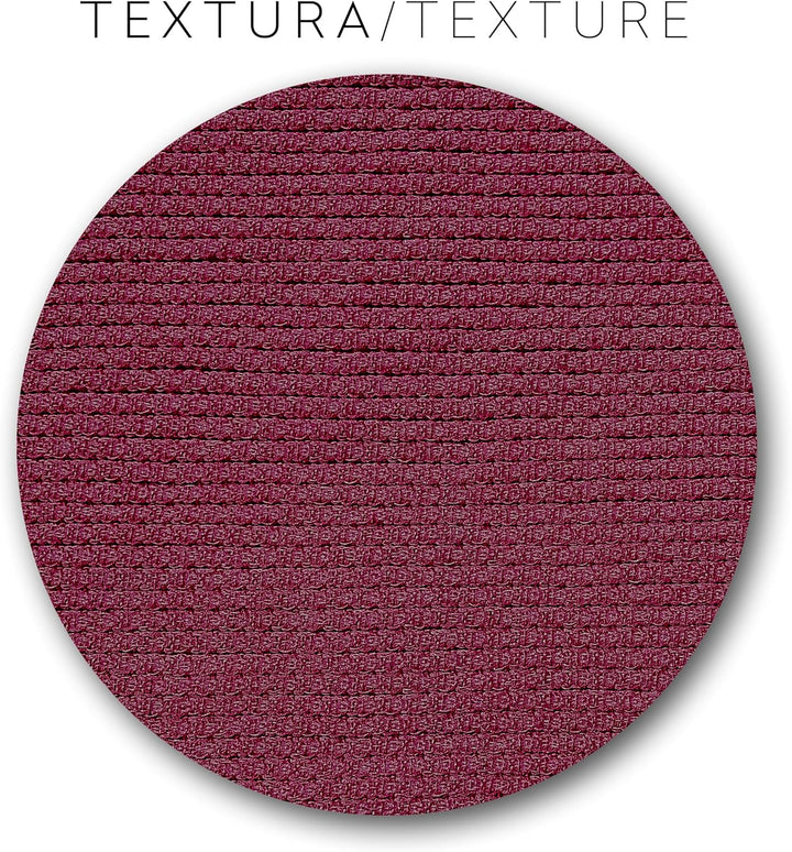 Eysa Elastischer Bezug für Relaxfüsse, textur, Granatrot (Farbe 08), 60-75cm, Granatrot (Farbe 08)