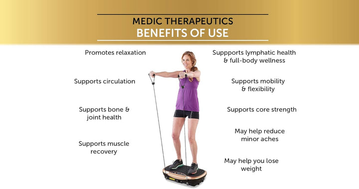 Medic Therapeutics Vibrationsplattform Silver, Silver
