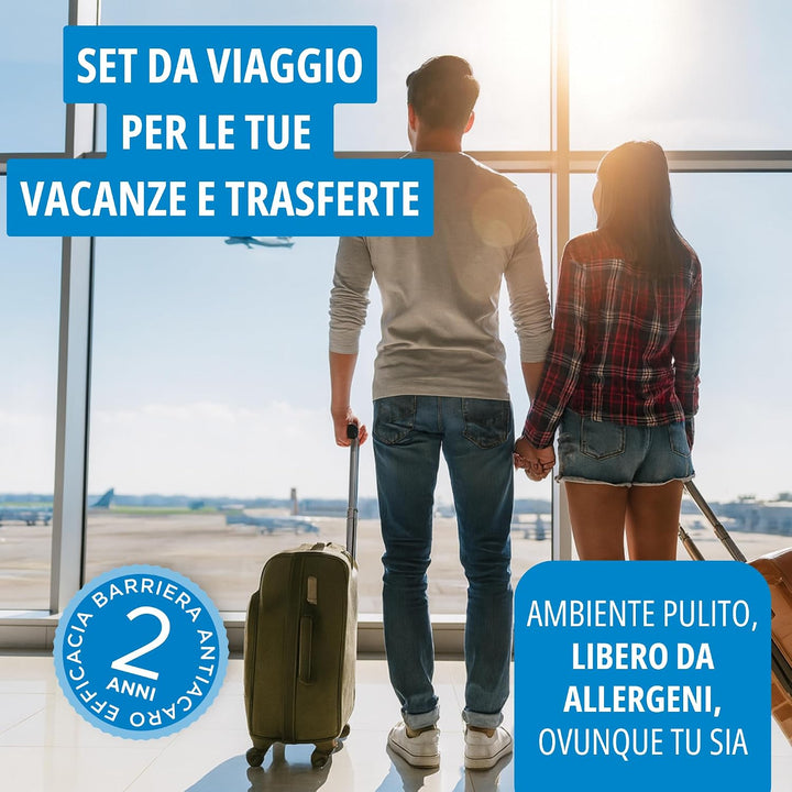 Allergosystem Cloud Travel Sets, Polyester, Keine Angabe, 90x200x20cm, 90x200x20cm
