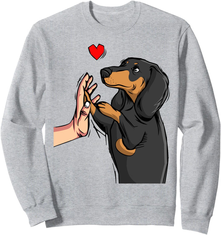 Dackel Liebe Hundehalter Frauchen Geschenkidee Sweatshirt