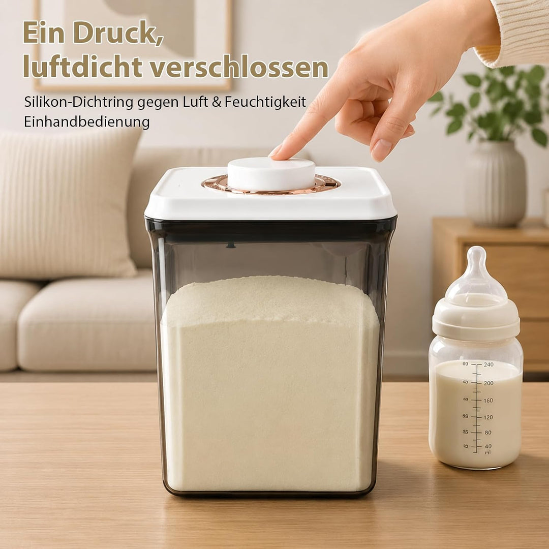 Kaffeebehälter Luftdicht 2400 ml Braun